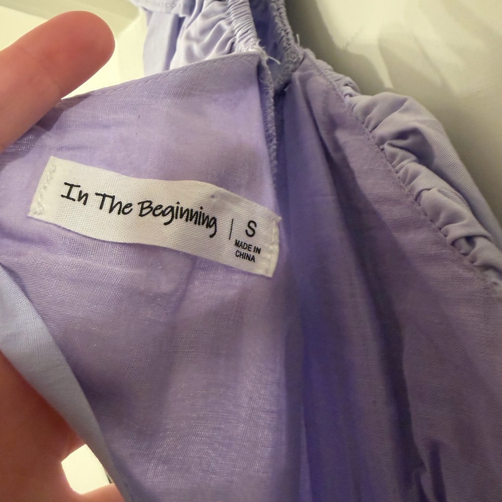 Lilac Ruffle Sleeve Dress - Picture 9 of 9